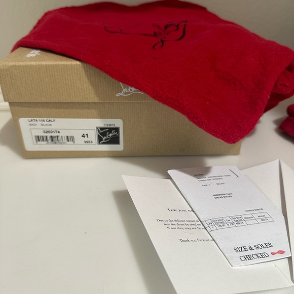 Christian Louboutin Lata 110 Calf Size 41/9.5 - Picture 5 of 9